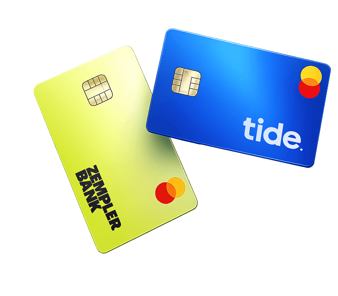Tide and Zempler Bank cards