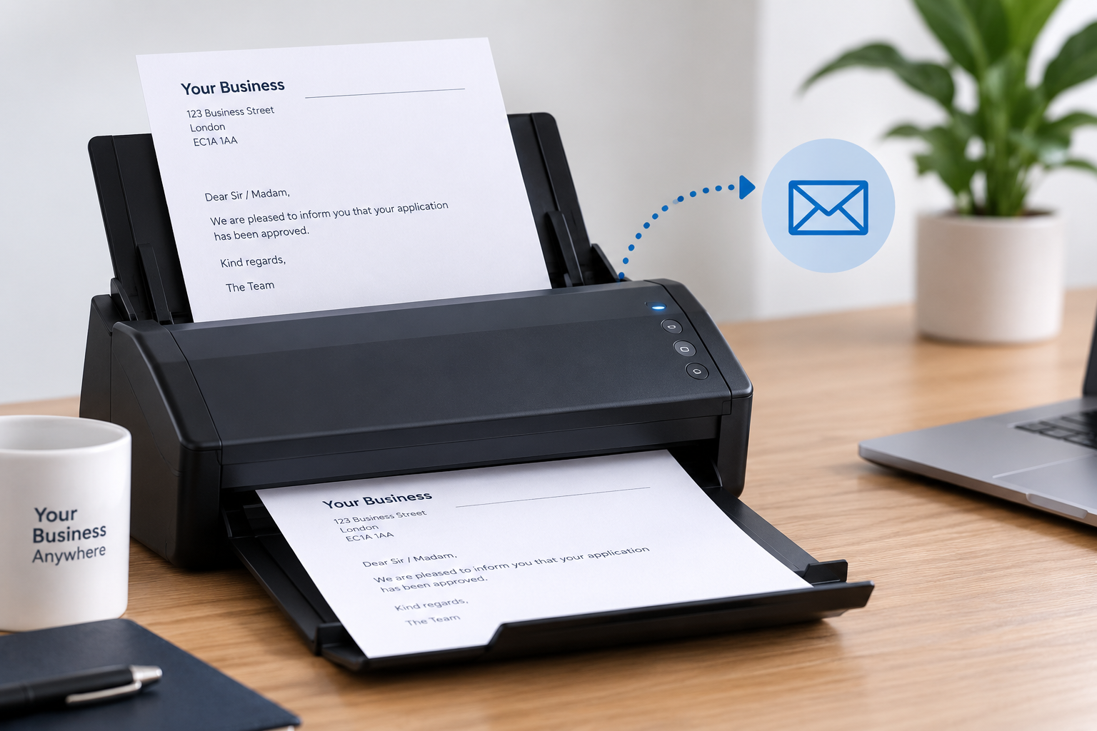 Virtual Address Scan Service: Get Your Business Mail Scanned and Emailed